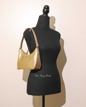 Prada Platino Re-Edition Saffiano Leather Sacca Mini Bag 1BC204-12