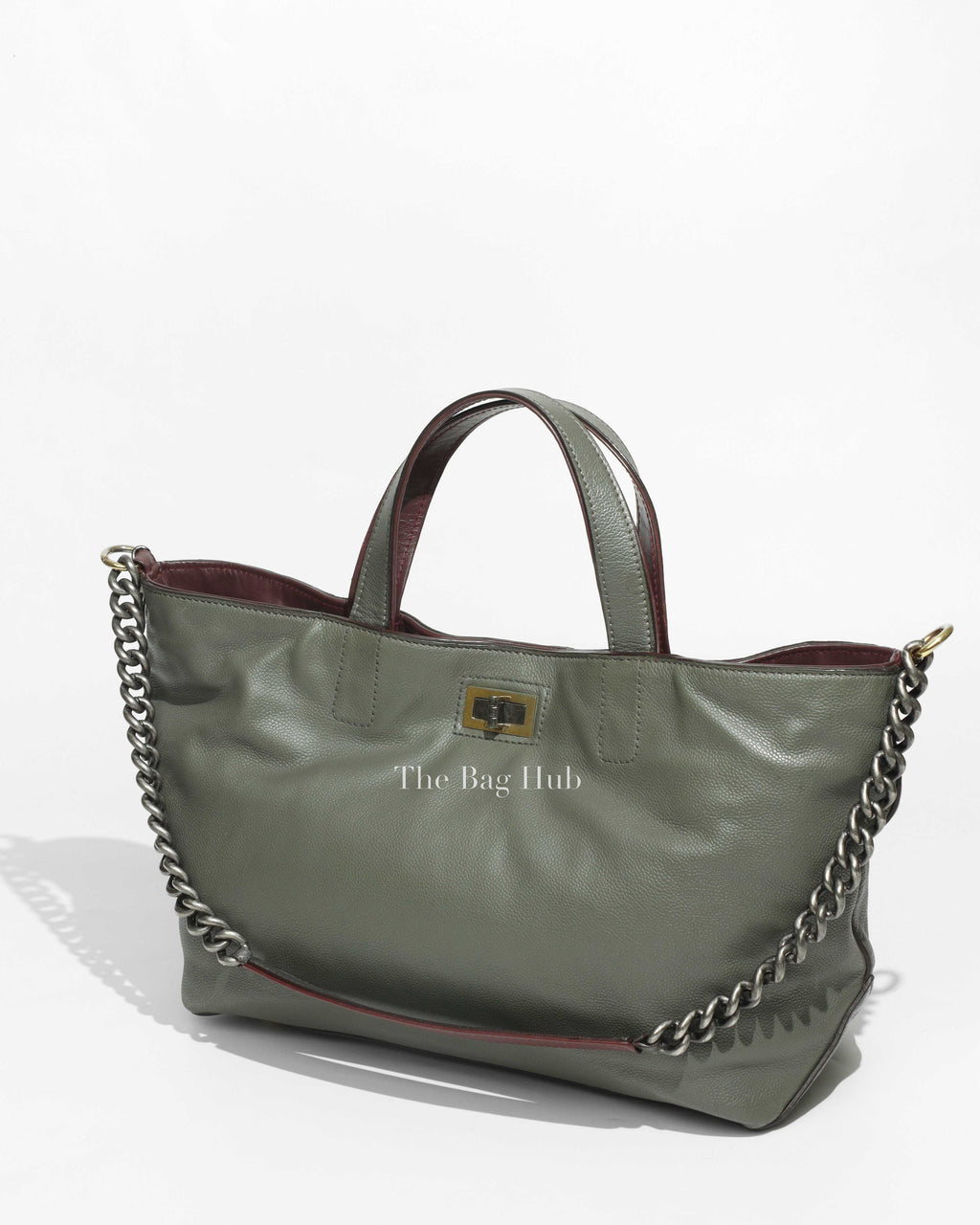 Chanel Olive Mademoiselle 2.55 2-way Tote Bag