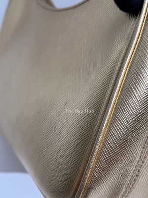Prada Platino Re-Edition Saffiano Leather Sacca Mini Bag 1BC204-16