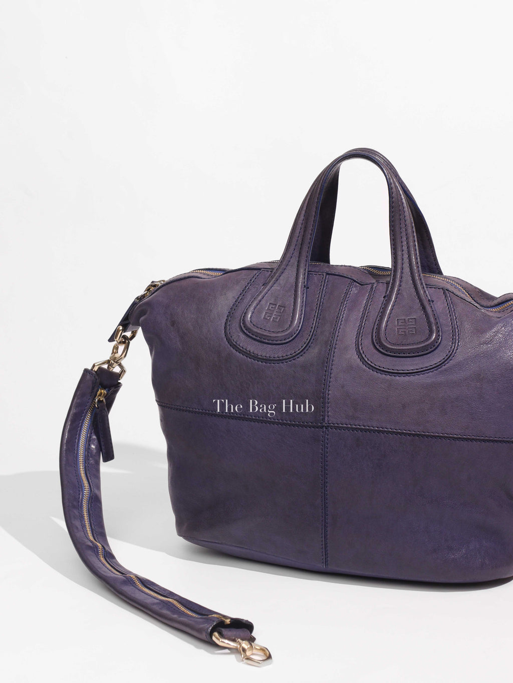 Givenchy Blue Leather Medium Nightingale Bag-1