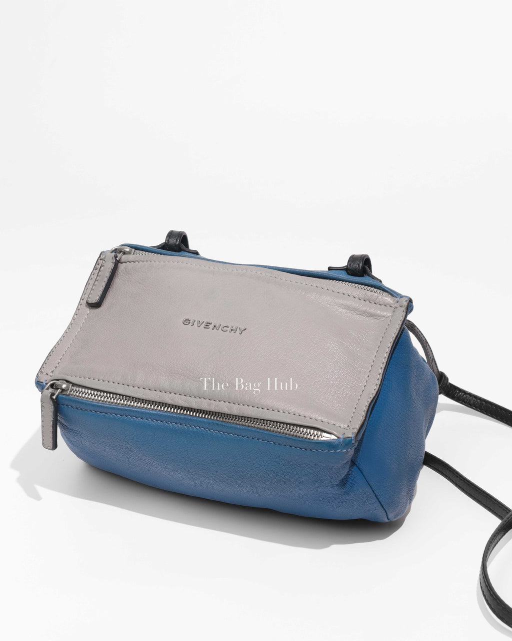 Givenchy Blue/Gray Leather Pandora Mini Bag-Image-1