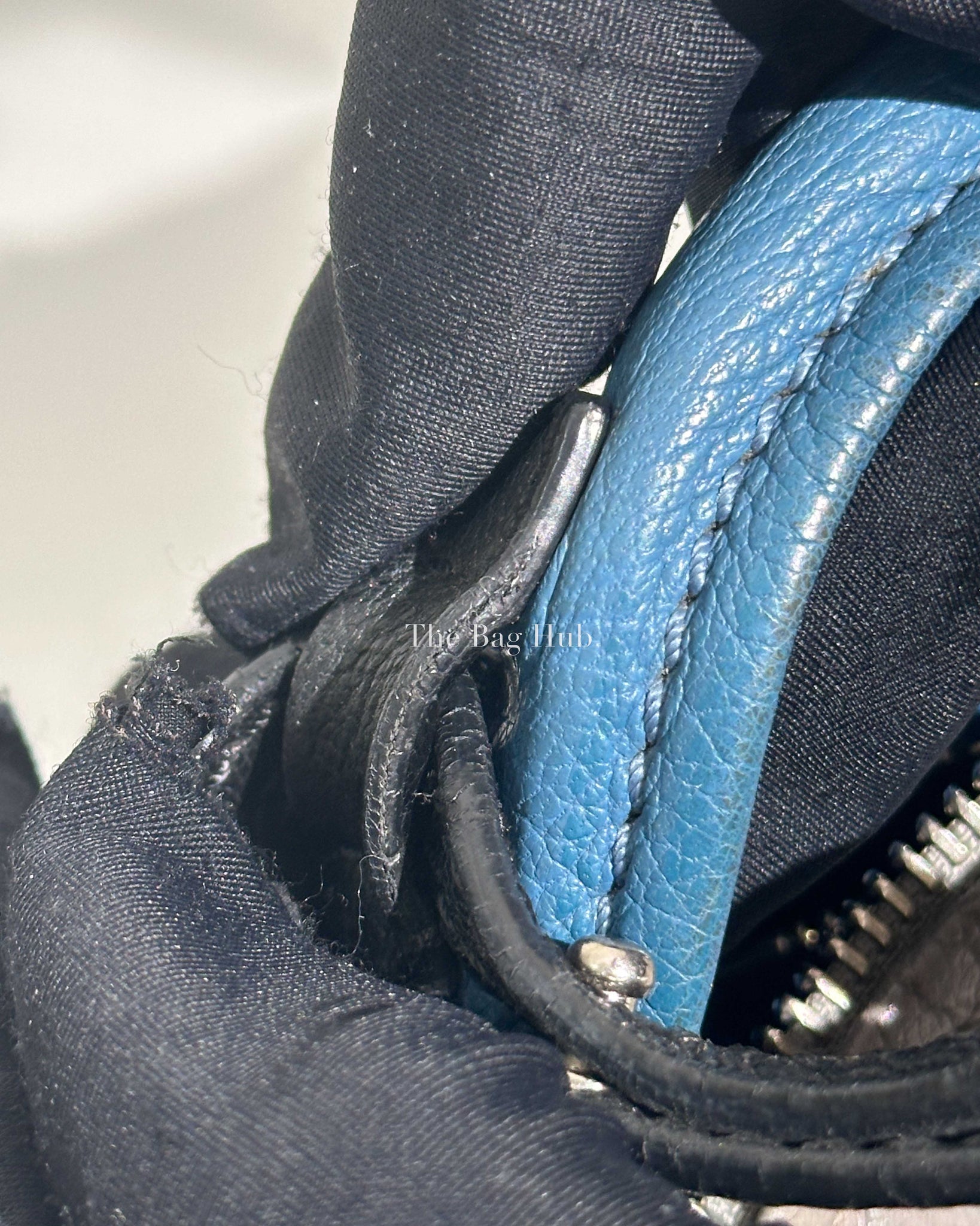 Givenchy Blue/Gray Leather Pandora Mini Bag-Image-29