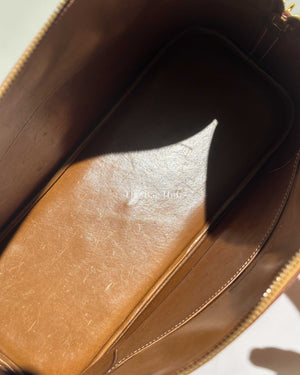 Hermes Brown Epsom Leather Bolide 35 Bag-Image-13