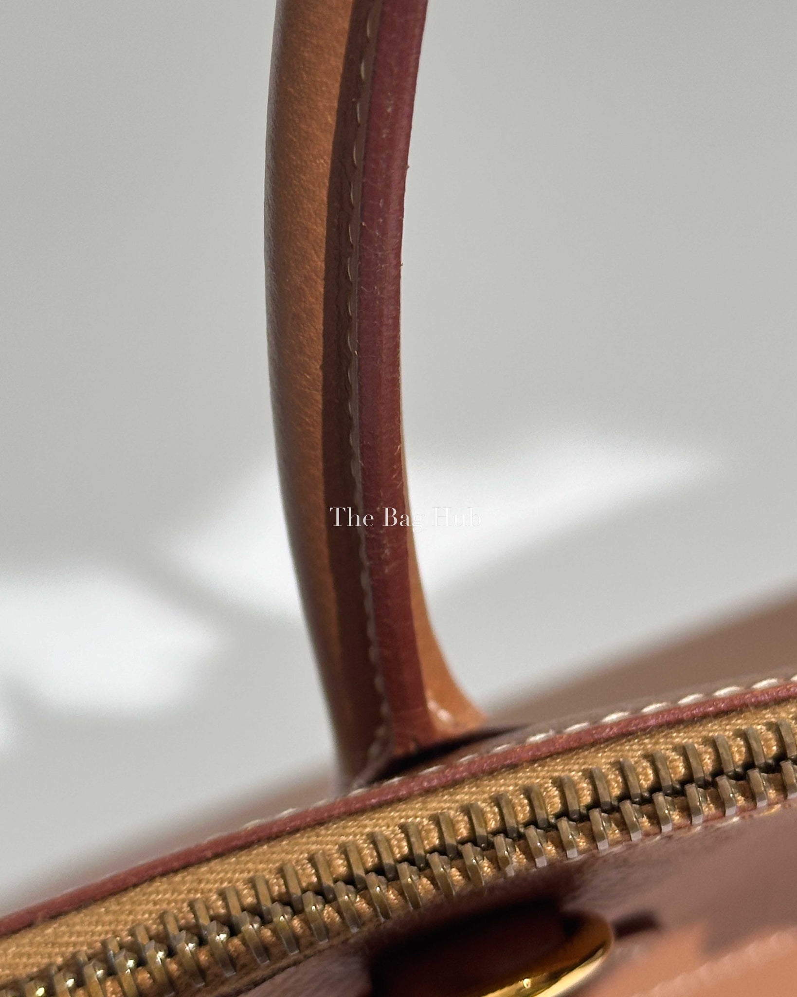 Hermes Brown Epsom Leather Bolide 35 Bag-Image-19