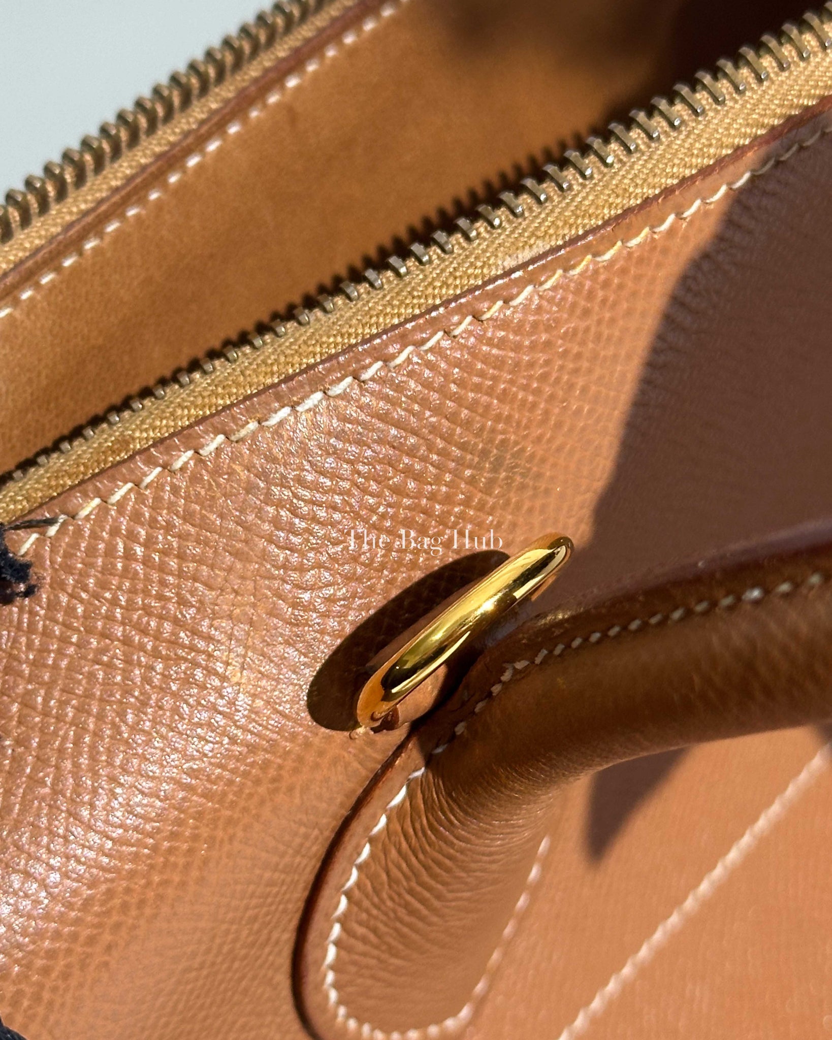 Hermes Brown Epsom Leather Bolide 35 Bag-Image-21