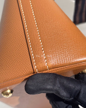 Hermes Brown Epsom Leather Bolide 35 Bag-Image-28