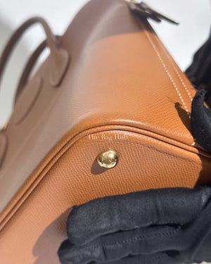 Hermes Brown Epsom Leather Bolide 35 Bag-Image-31