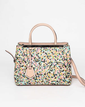 Fendi Multicolor Leather Petite Sac 2jour Bag-2