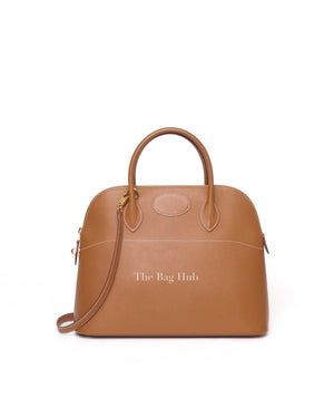 Hermes Brown Epsom Leather Bolide 35 Bag-Image-2