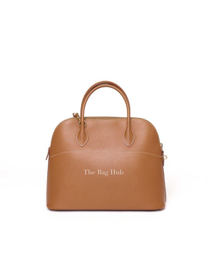 Hermes Brown Epsom Leather Bolide 35 Bag-Image-3