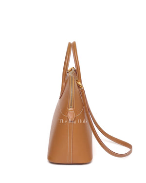 Hermes Brown Epsom Leather Bolide 35 Bag-Image-5