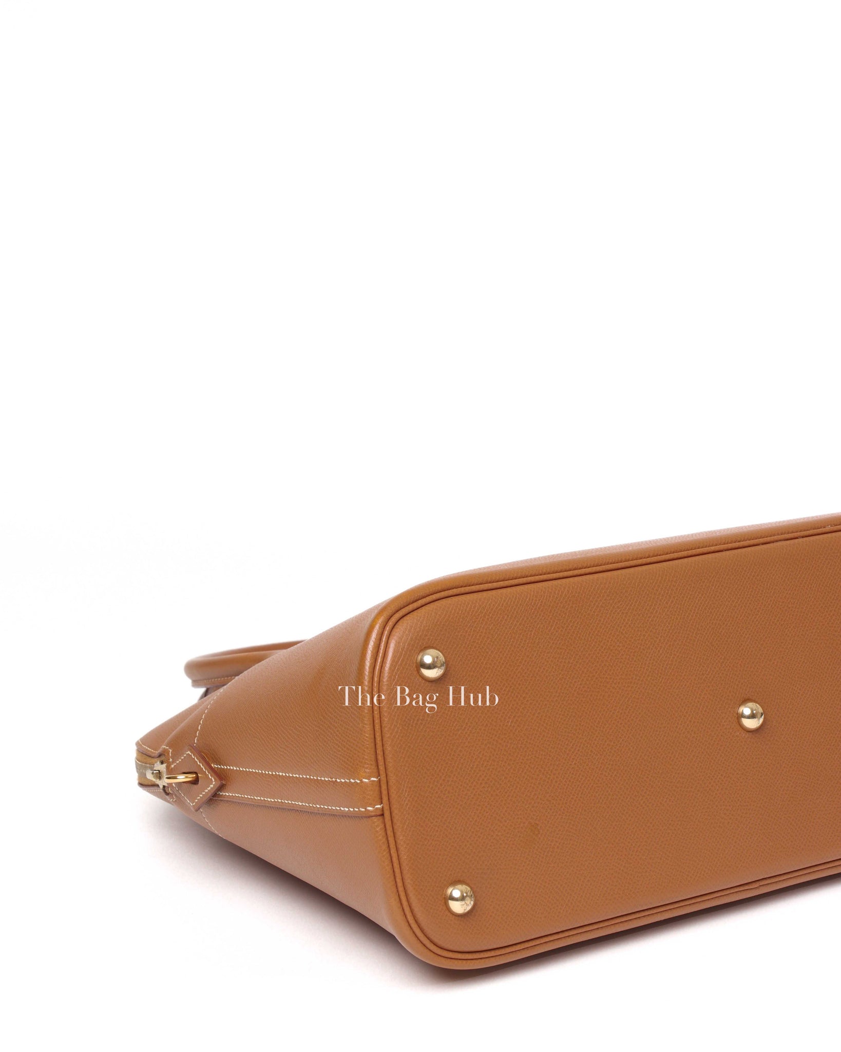 Hermes Brown Epsom Leather Bolide 35 Bag-Image-7
