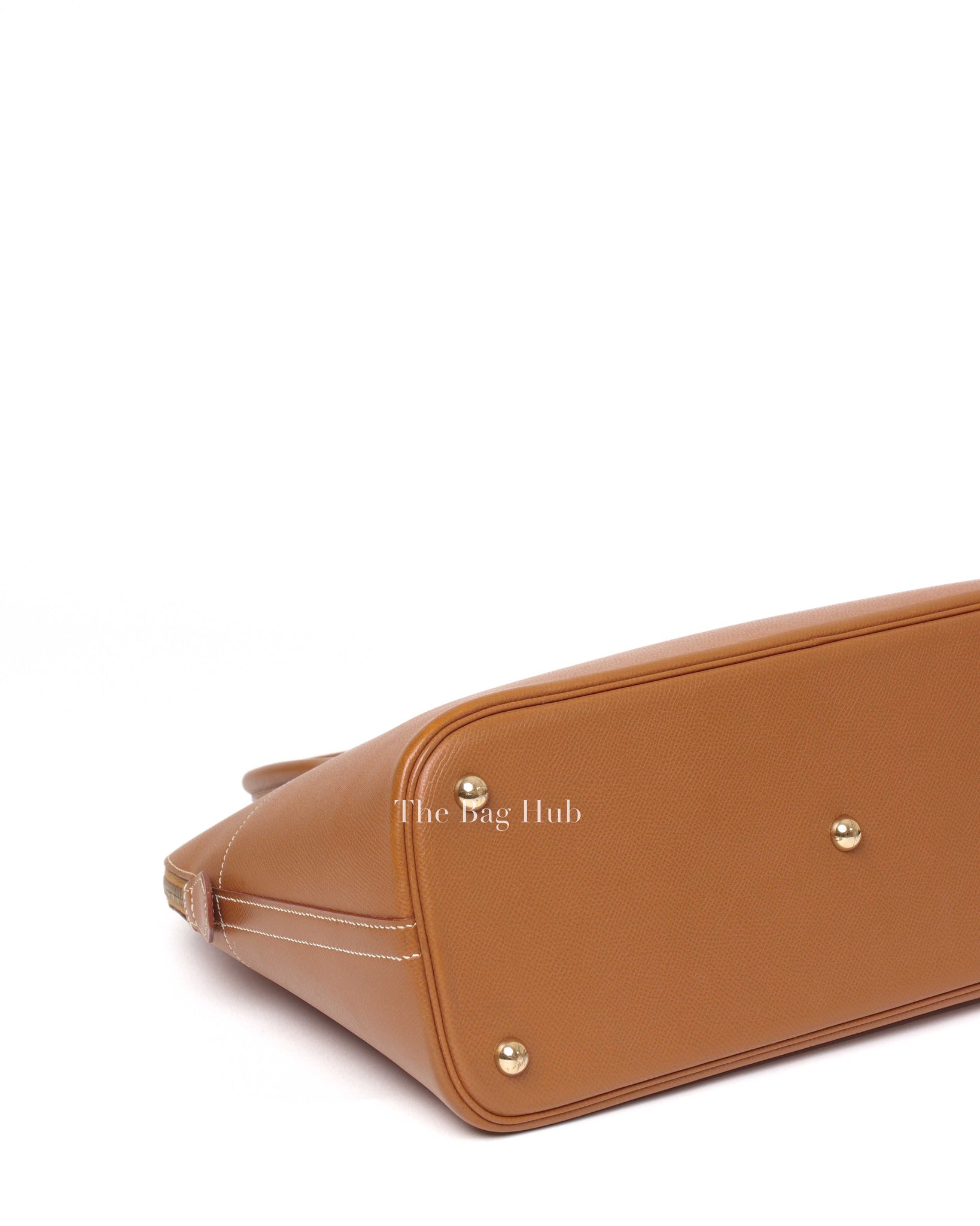 Hermes Brown Epsom Leather Bolide 35 Bag-Image-9