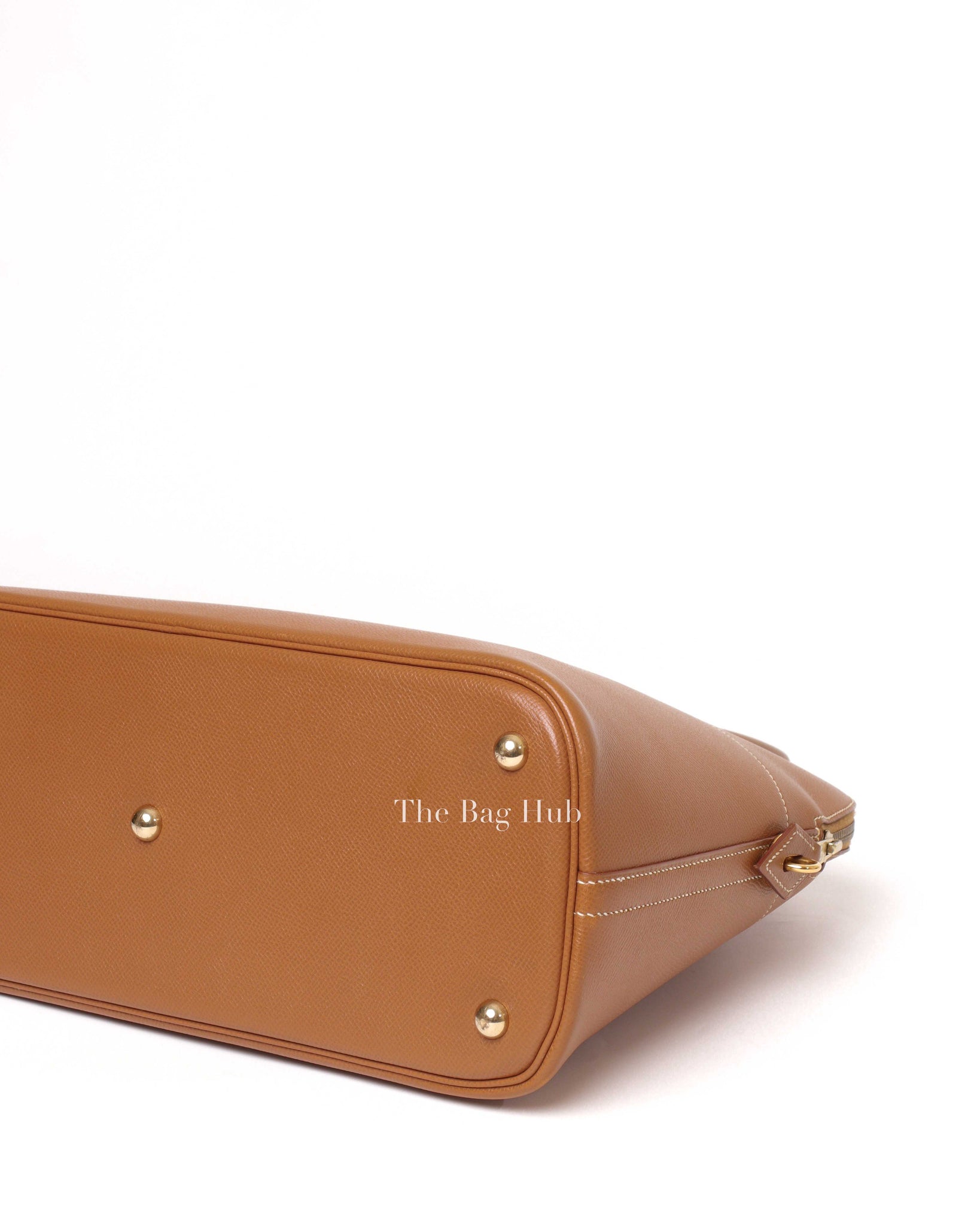 Hermes Brown Epsom Leather Bolide 35 Bag-Image-10