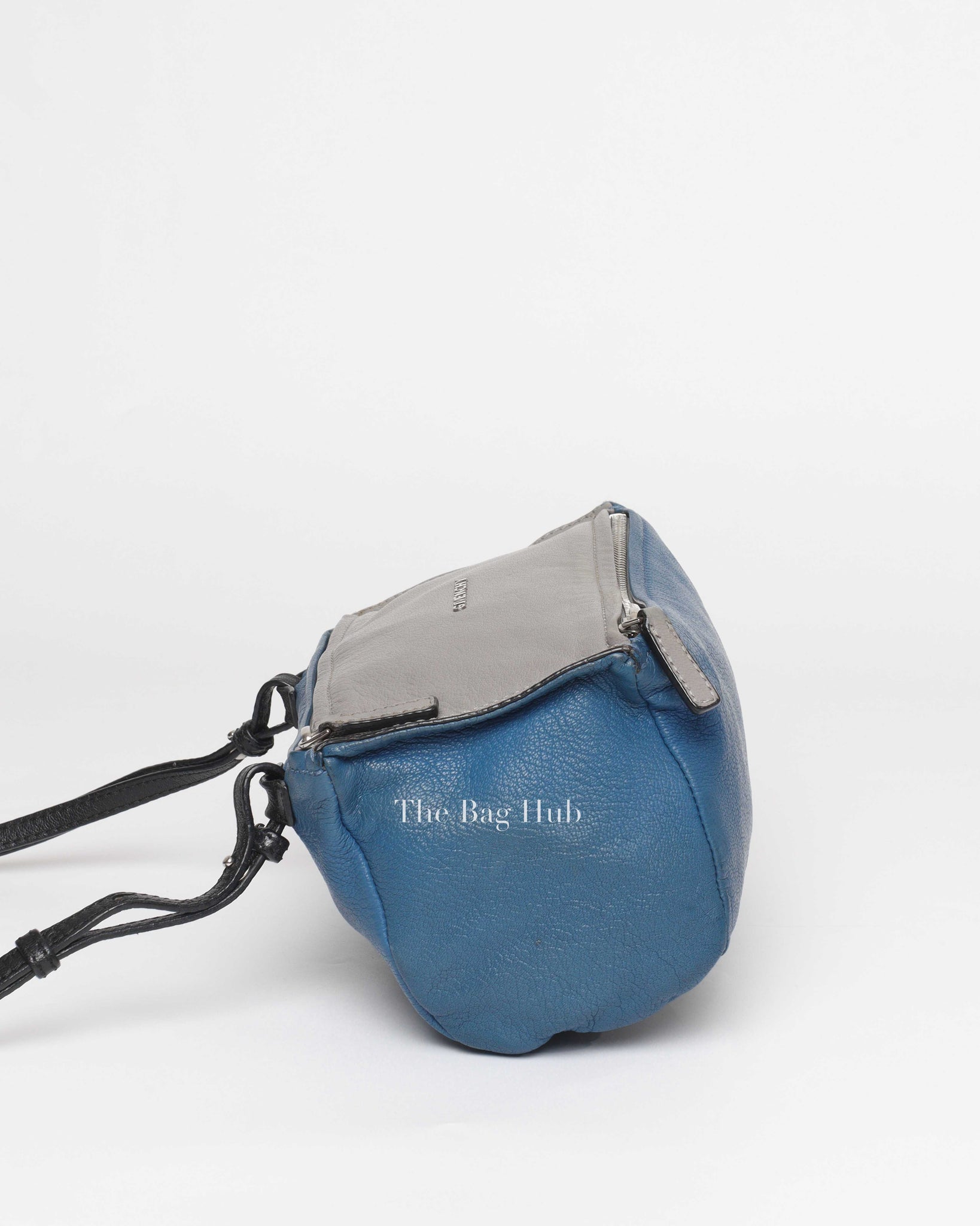 Givenchy Blue/Gray Leather Pandora Mini Bag-Image-4