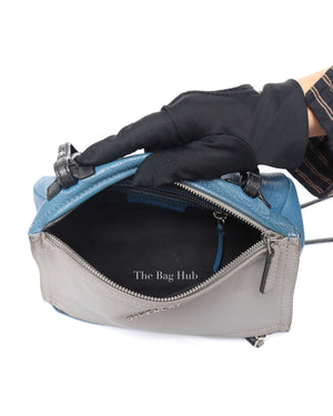 Givenchy Blue/Gray Leather Pandora Mini Bag-Image-11