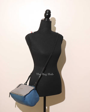 Givenchy Blue/Gray Leather Pandora Mini Bag-Image-13