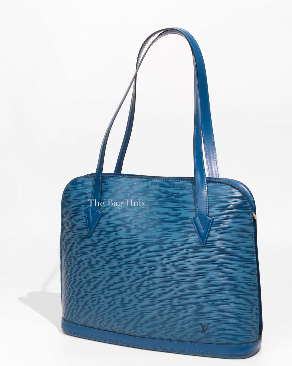 Louis Vuitton Blue Epi Leather Toledo Lussac Tote Bag-Image-1