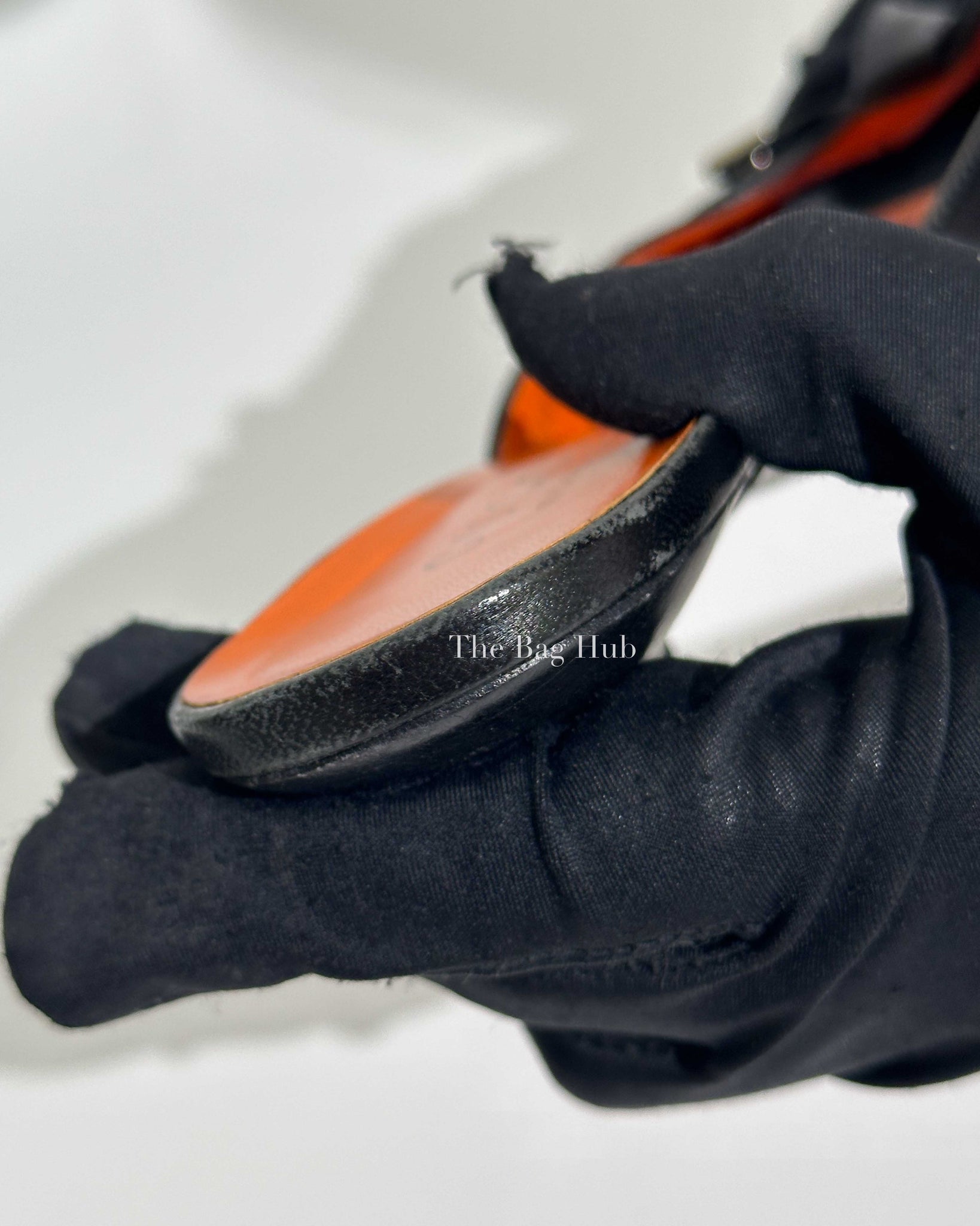 Gucci Black Leather Sandals Size 6.5 B-Image-9