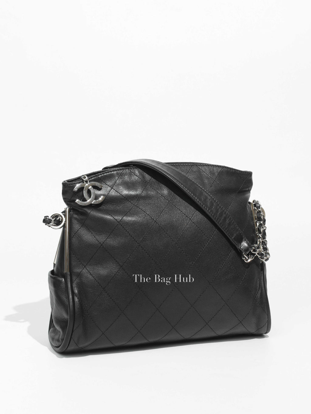 Chanel Black Lambskin Ultimate Soft Small Hobo Bag-1