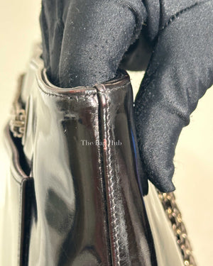 Chanel Black CC Chain Patent Leather Shoulder Bag-Image-17