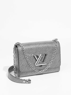 Louis Vuitton Black/Silver Epi Leather MM Twist Bag