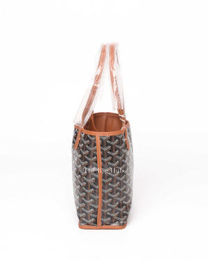 Goyard Black/Brown Mini Anjou Bag