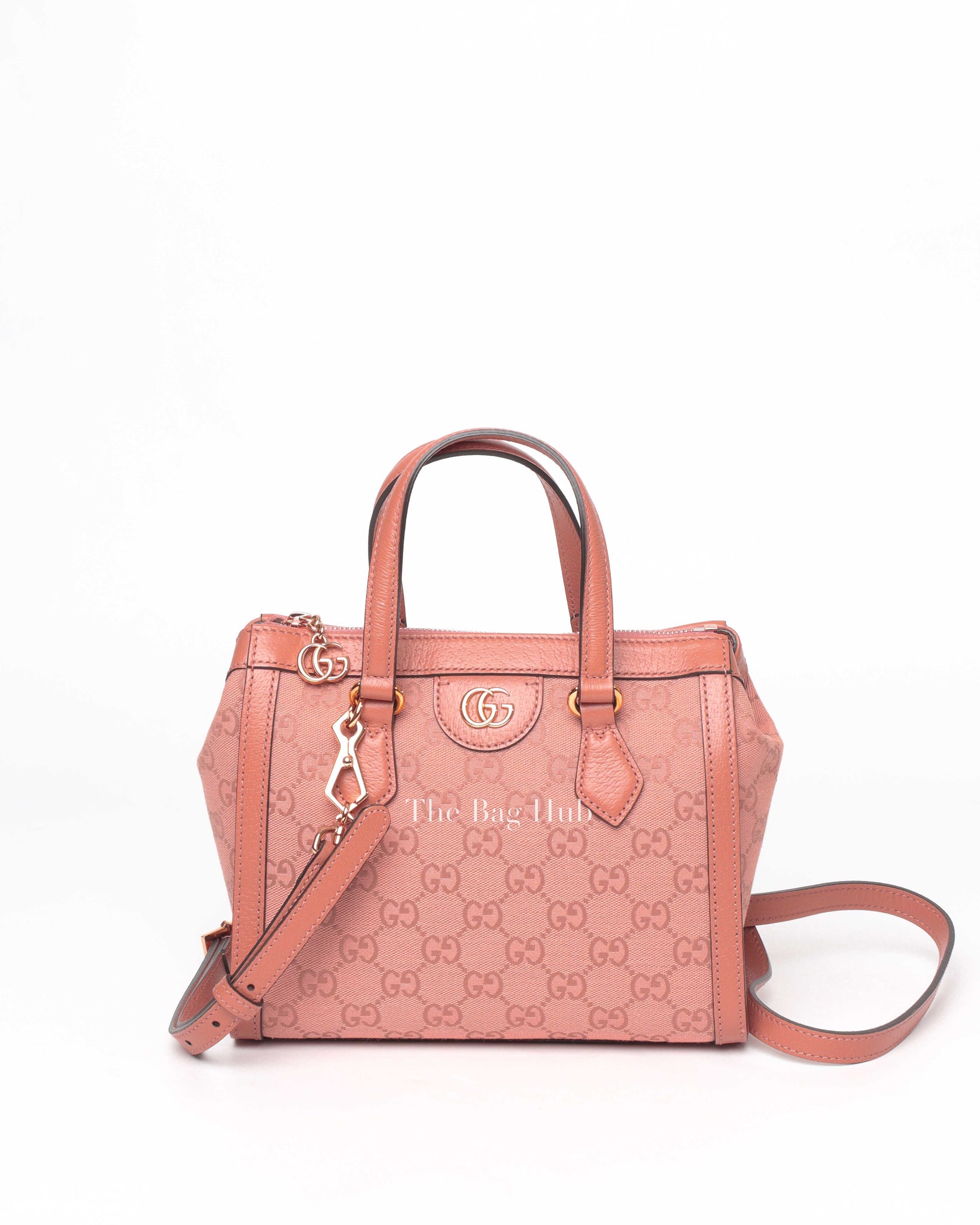 Gucci Pink GG Ophidia Small Tote Bag