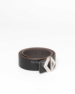 Christian Dior Black/Brown CD Initiales Reversible Belt 85/34