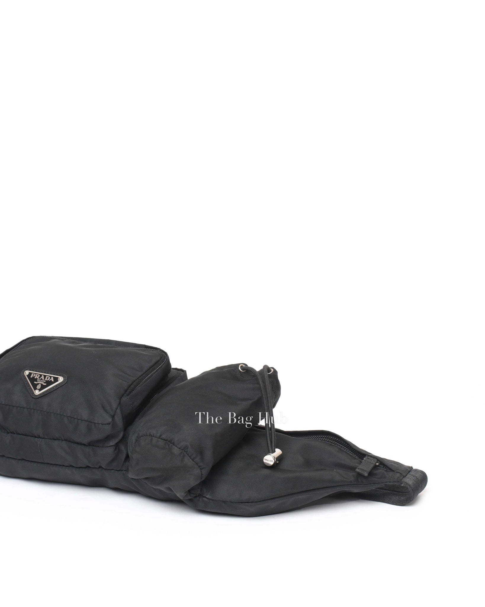 Prada Black Tessuto Unisex Belt Bag