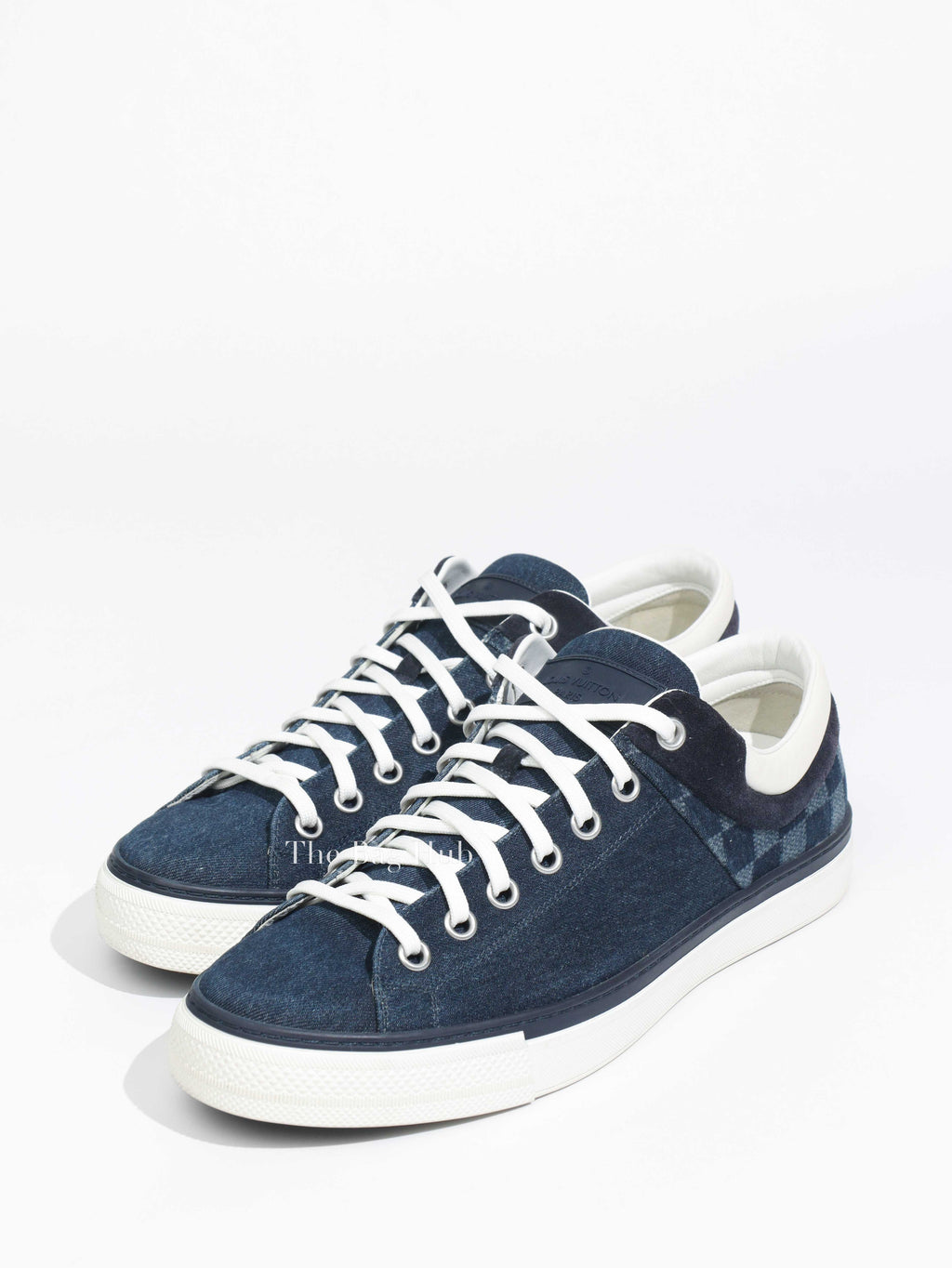 Louis Vuitton Denim Damier Low Top Lace Size 8.5 (Men's)