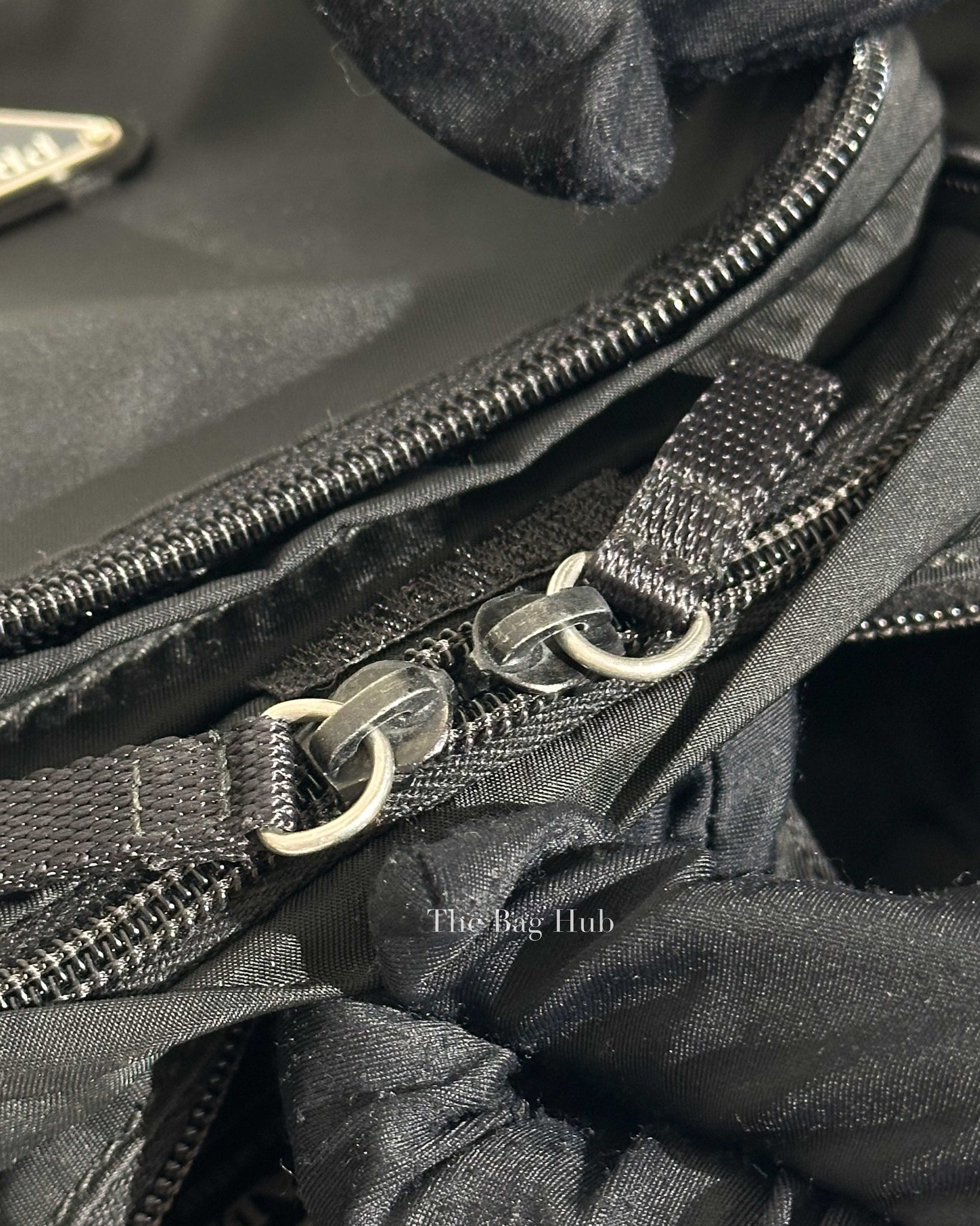 Prada Black Tessuto Unisex Belt Bag