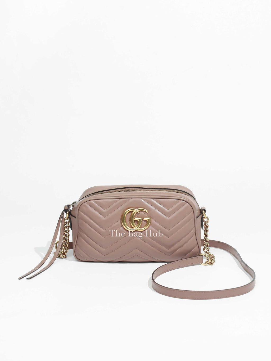 Gucci Pink GG Marmont Camera Bag - 1
