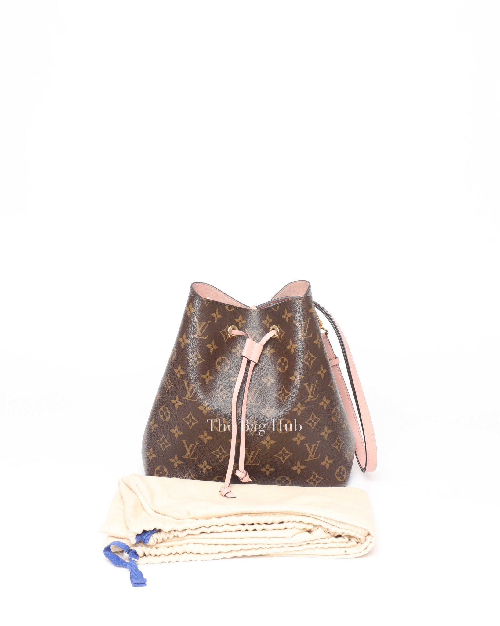 Louis Vuitton Rose Poudre Monogram Leather and Canvas NeoNoe Bag-13
