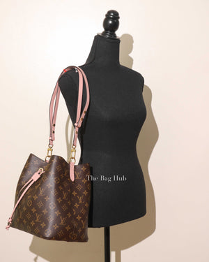Louis Vuitton Rose Poudre Monogram Leather and Canvas NeoNoe Bag-12