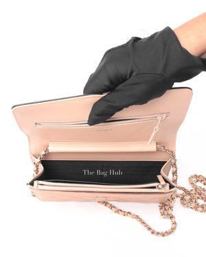 Chanel Beige/Black Caviar Quilted CC Filigree WOC GHW