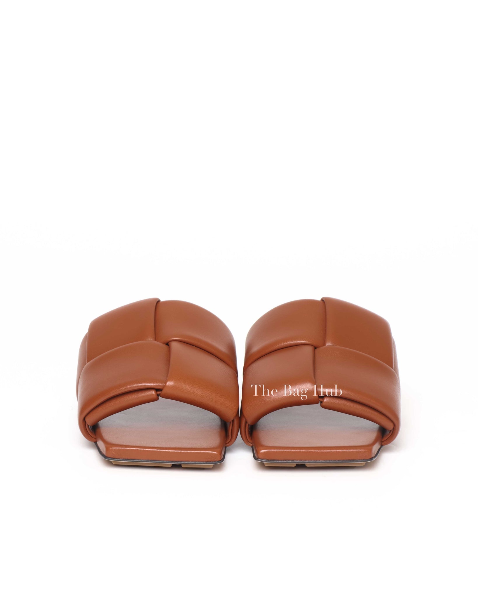 Bottega Veneta Caramel Leather Patch Mule Size 37