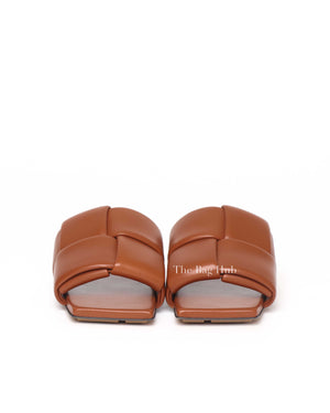 Bottega Veneta Caramel Leather Patch Mule Size 37