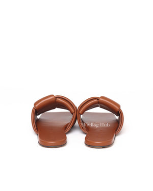 Bottega Veneta Caramel Leather Patch Mule Size 37