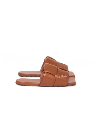 Bottega Veneta Caramel Leather Patch Mule Size 37