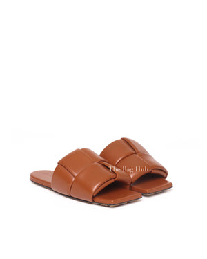 Bottega Veneta Caramel Leather Patch Mule Size 37