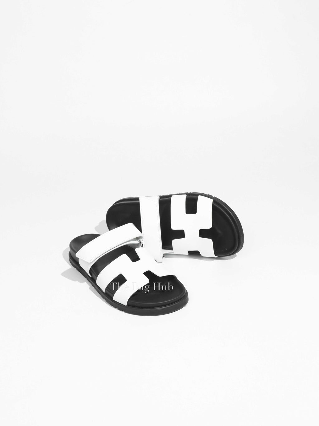 Hermes Blanc Chypre Sandals Size 37