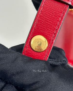 Gucci Red Leather Sylvie 1969 Small Shoulder Bag