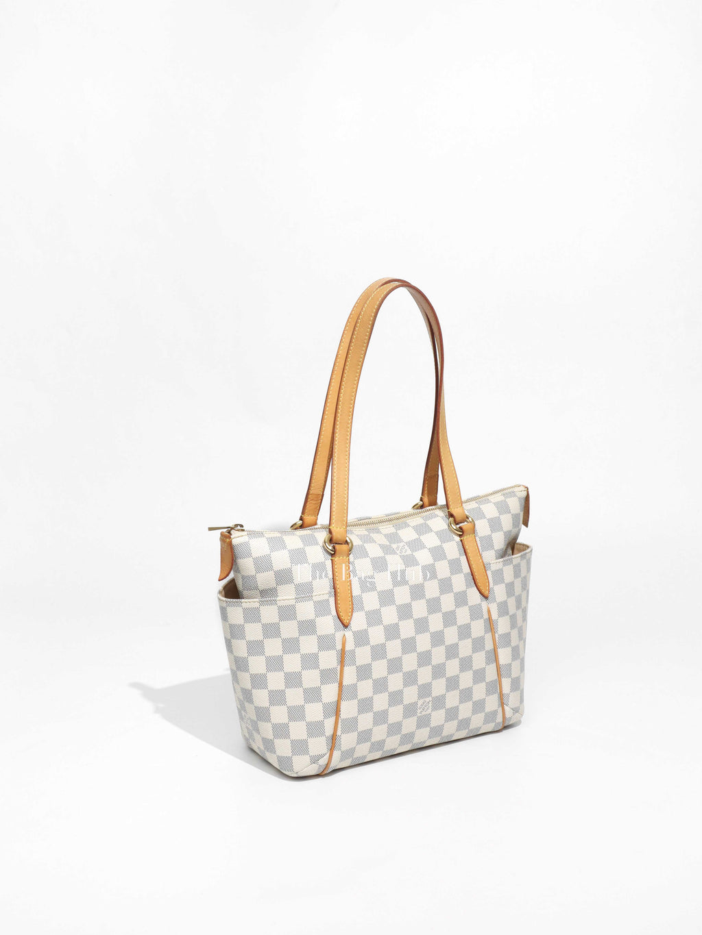 Louis Vuitton White Canvas Damier Azur Totally PM Bag