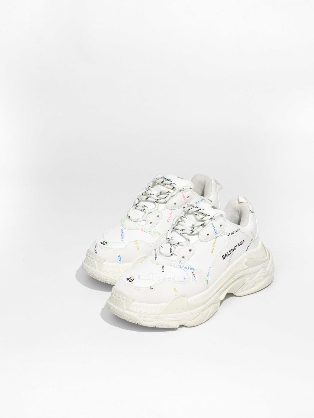 Balenciaga White Triple S Sneaker Size 40