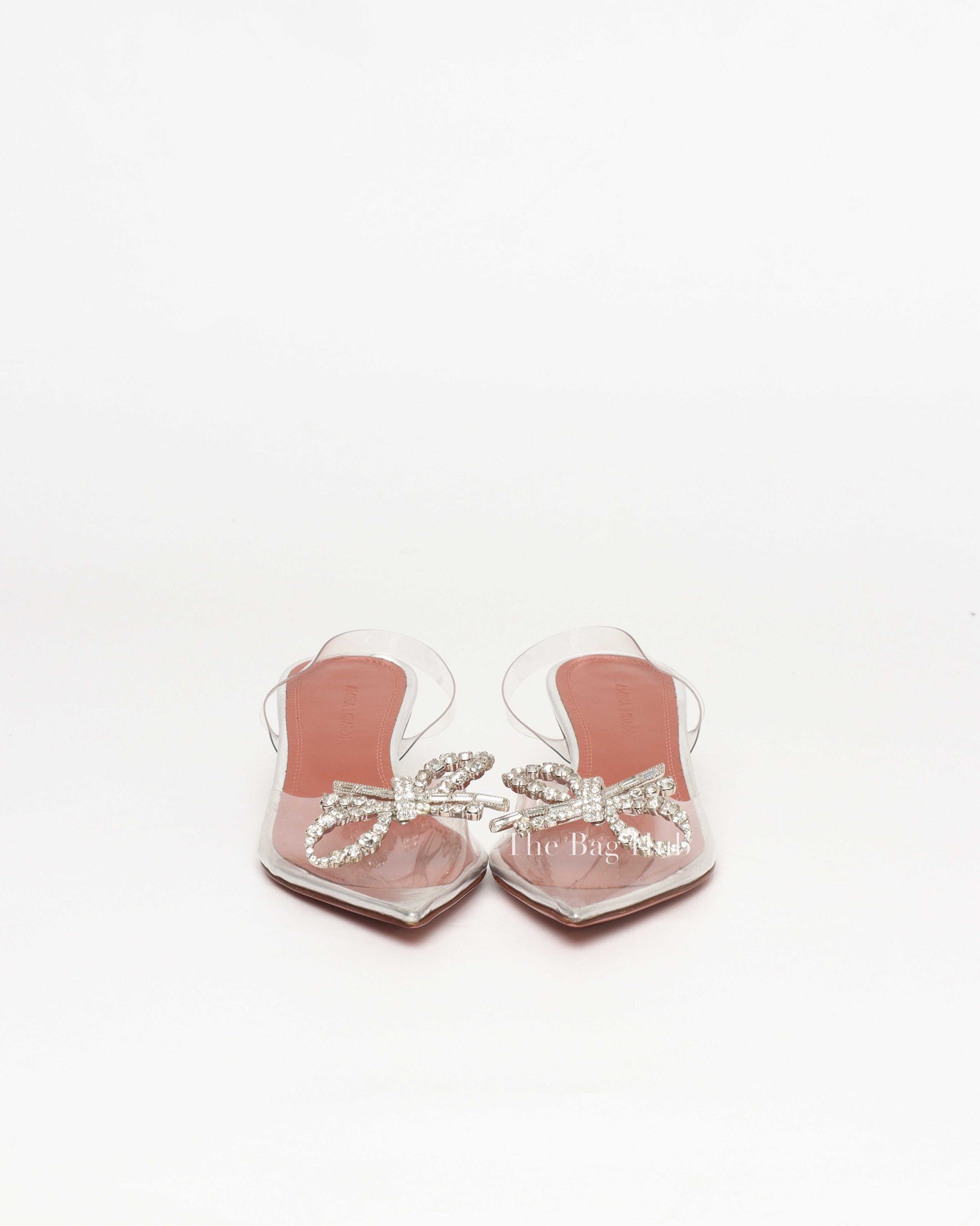Amina Muaddi Rosie Embellished PVC Pumps Size 35