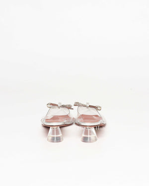 Amina Muaddi Rosie Embellished PVC Pumps Size 35
