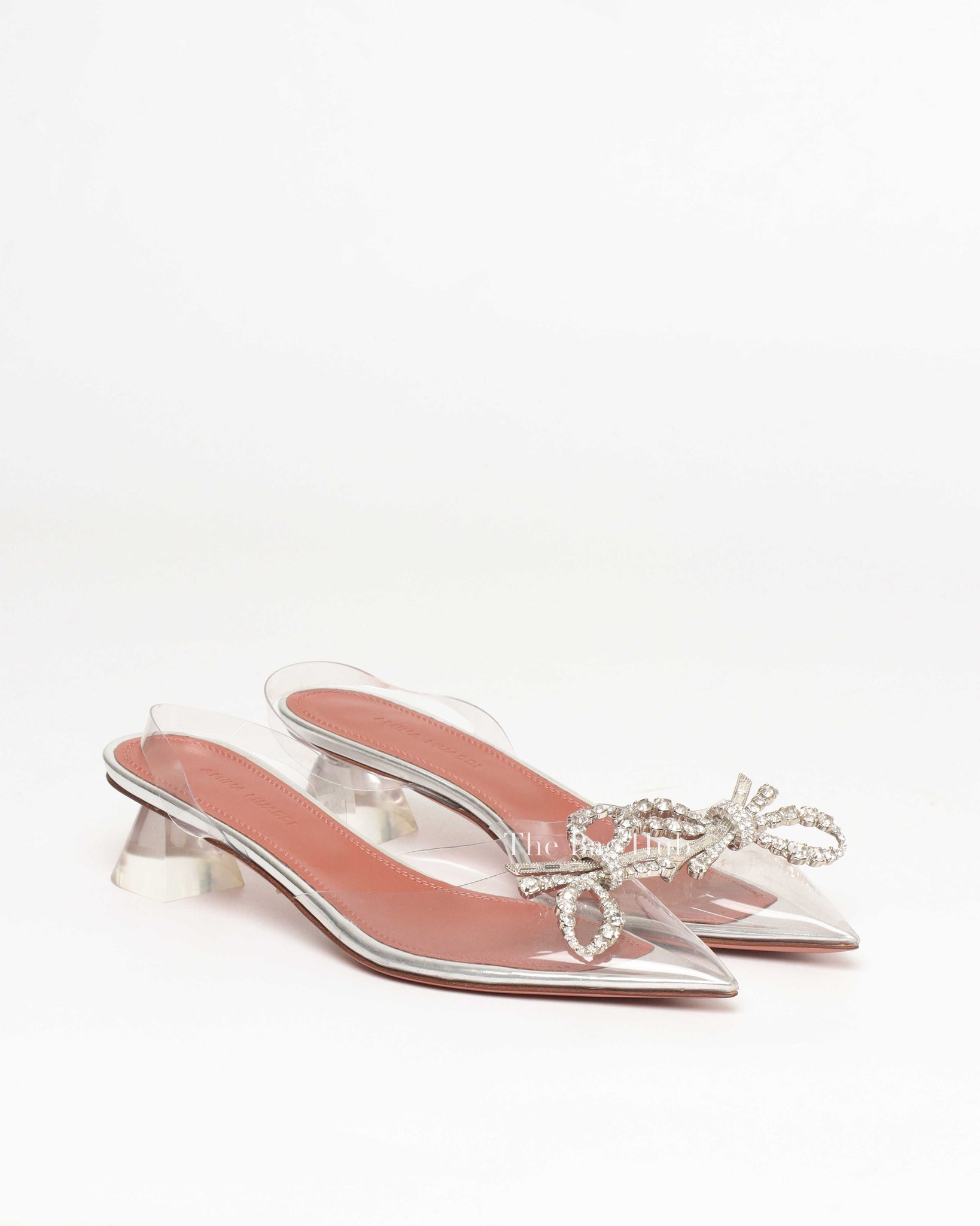 Amina Muaddi Rosie Embellished PVC Pumps Size 35