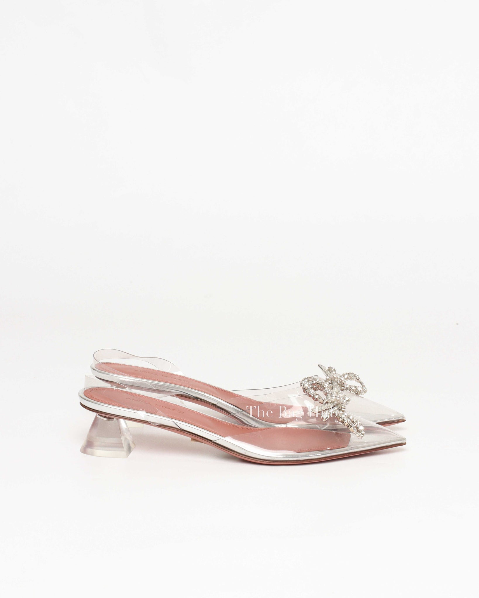 Amina Muaddi Rosie Embellished PVC Pumps Size 35