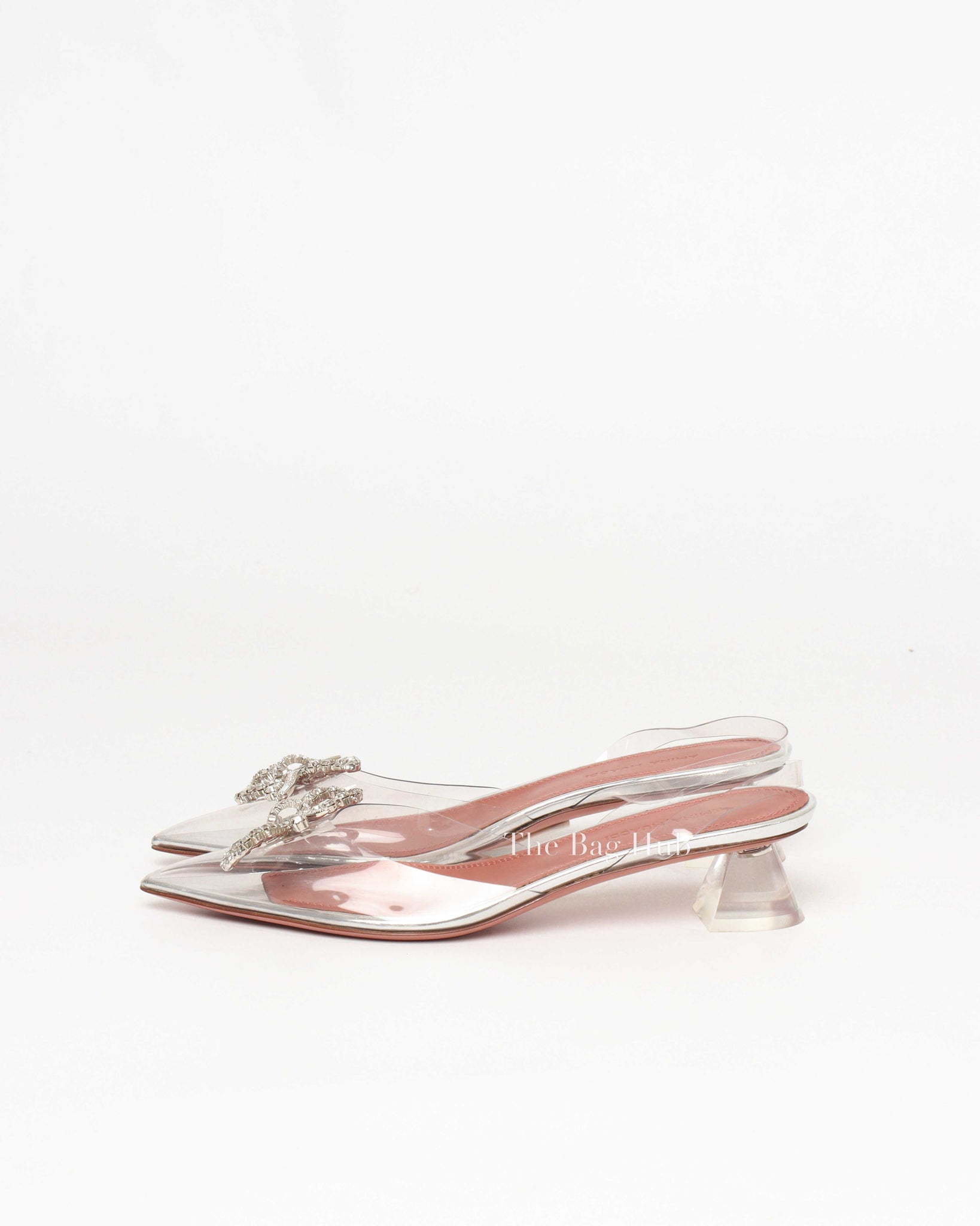 Amina Muaddi Rosie Embellished PVC Pumps Size 35